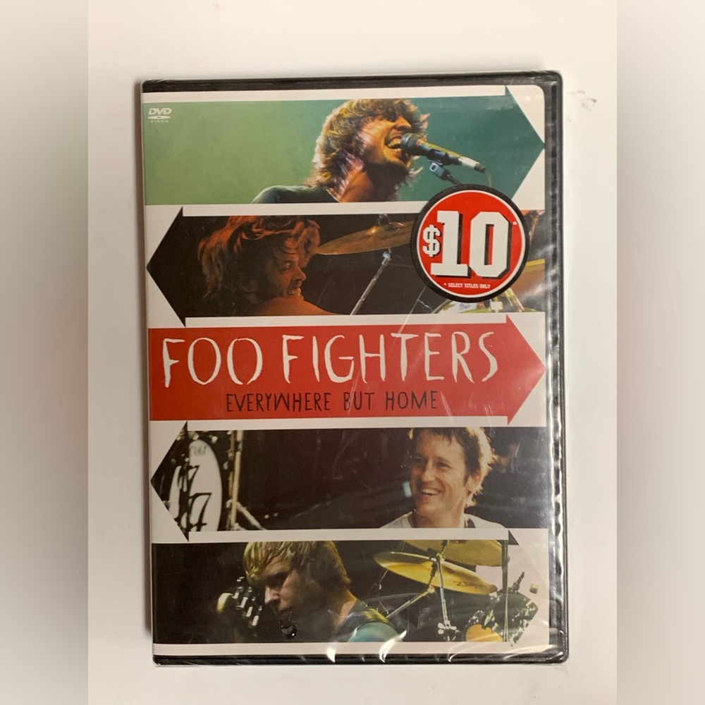 Foo Fighters everywhere but home dvd nwt